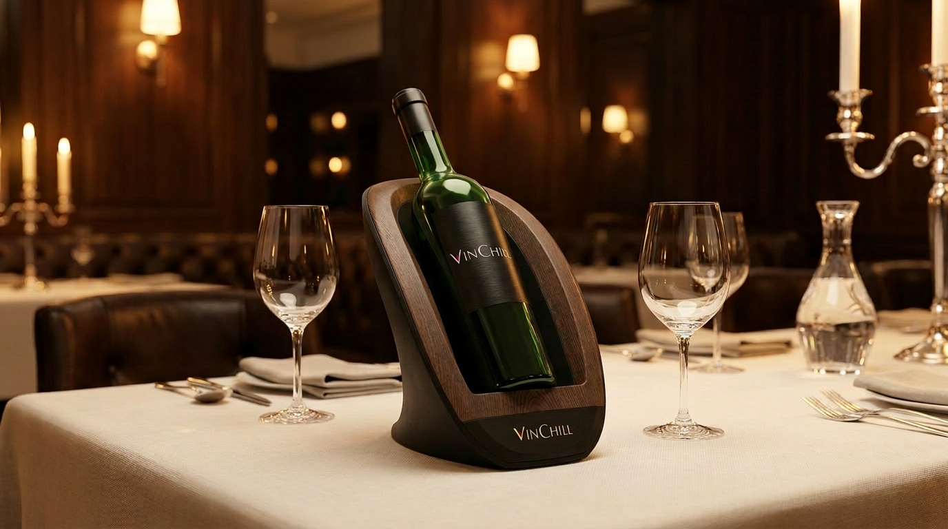 Elegant steakhouse table setting