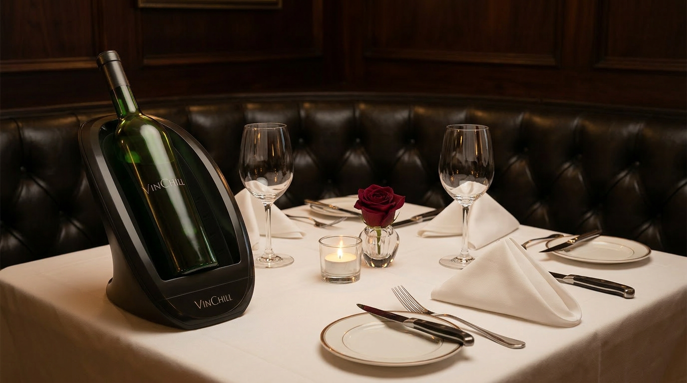 Refined steakhouse interior